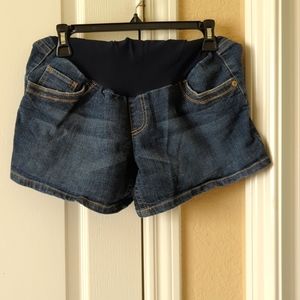 EUC Maternity Denim Jean Shorts